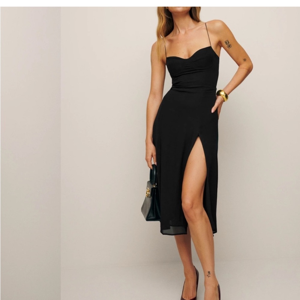 Reformation Juliette Side Slit Dress